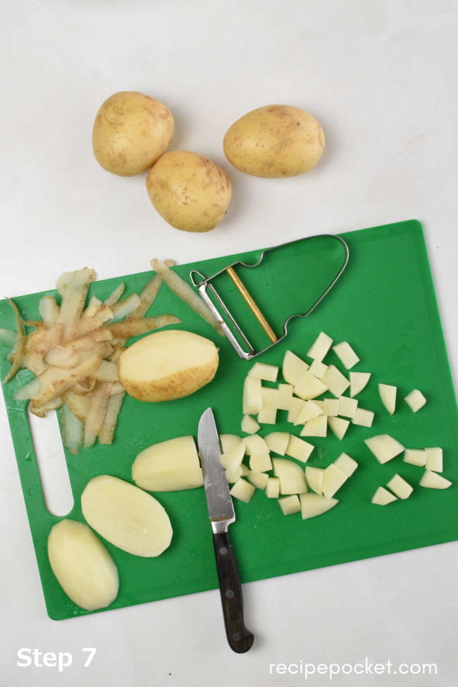 Easy potato soup step by step image #7