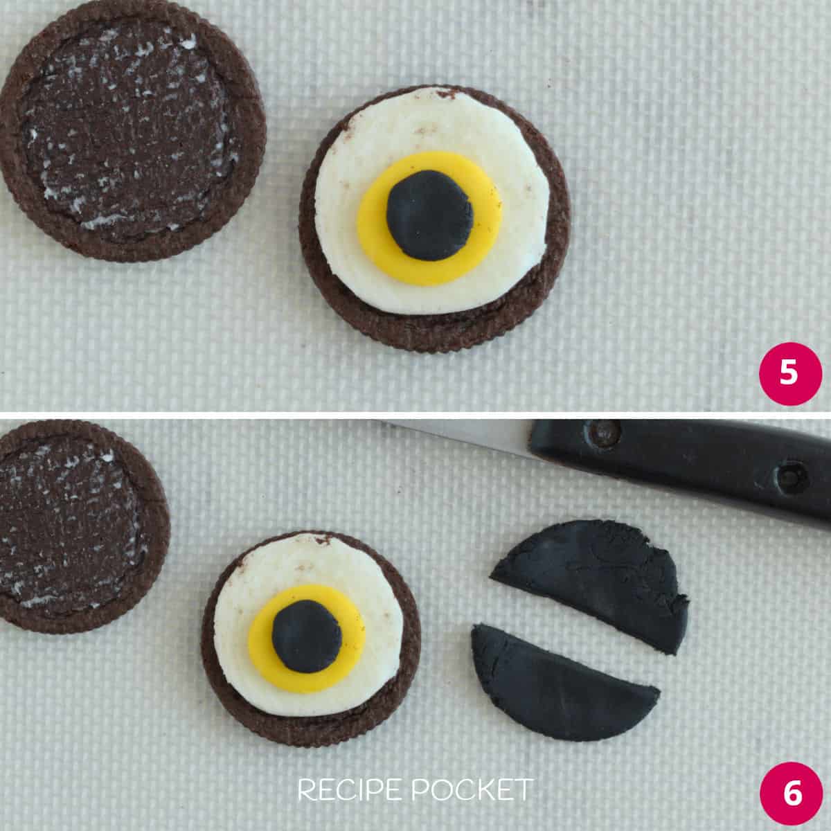 Image showing a half made eyeball cookie.
